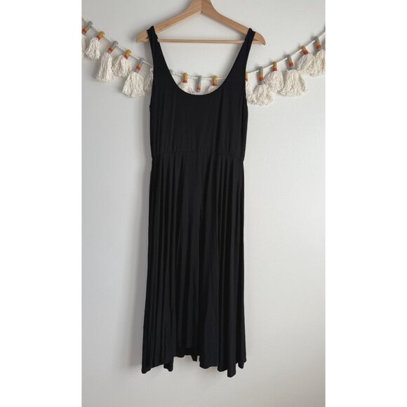 House Of Harlow x Revolve Ella Tank Jersey Black Midi Dress Whimsigoth Dainty L - Picture 4 of 10